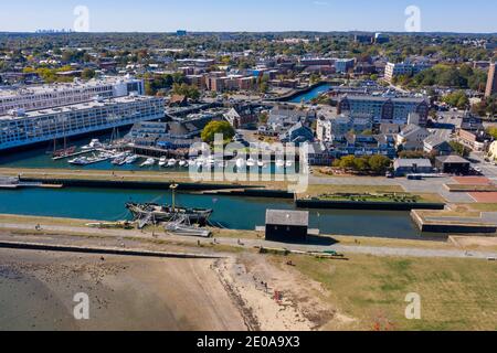 Salem Maritime National Historic Site, Derby Waterfront District, Salem, ma, Stati Uniti Foto Stock