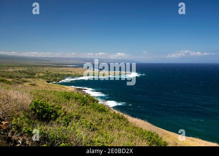 Baia di Honu'apo, costa sud. Big Island Hawaii Foto Stock