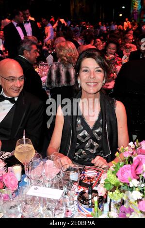 Principessa Caroline di Hannover e Barone Jean di Gunzburg durante il 'le Bal de la Rose', tenuto a Monaco, il 24 marzo 2012. Foto di Luc Castel/Realis/SBM/ABACAPRESS.COM Foto Stock