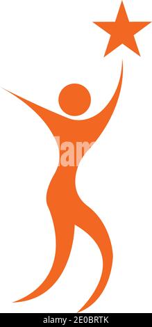Persone cura successo salute vita logo modello icone Comunità persone logo e simboli di cura modello di amore per la famiglia logo e. simboli Illustrazione Vettoriale