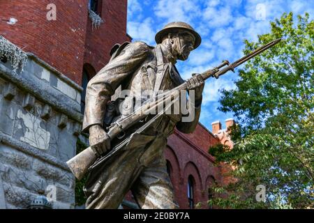 Brooklyn, New York - 20 settembre 2020: YMCA al Park Slope Armory sulla 15th Street a Brooklyn, New York, USA. Foto Stock