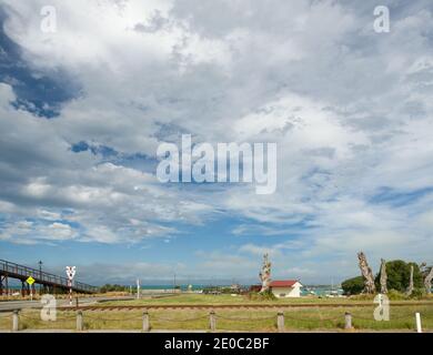 Oamaru Waterfront Nuova Zelanda Foto Stock