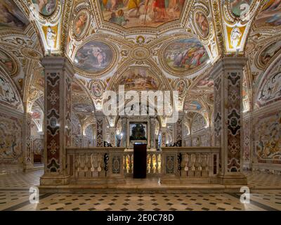 Cripta di San Matteo, Duomo di Salerno, Italia, Europa Foto Stock