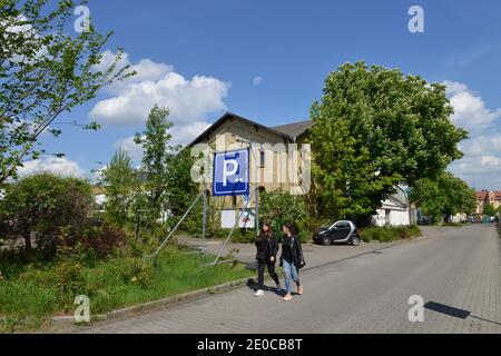 Dragonerareal, Mehringdamm, Kreuzberg di Berlino, Deutschland Foto Stock