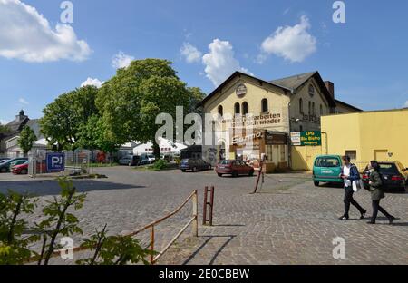 Dragonerareal, Mehringdamm, Kreuzberg di Berlino, Deutschland Foto Stock