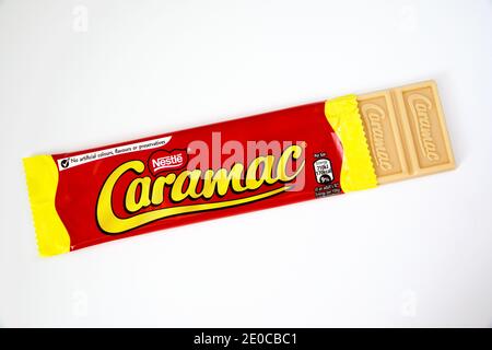 Nestlé Caramac Chocolate Bar Foto Stock