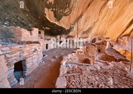 Keet Seel rovine a Navajo National Monument, Shonto altopiano, Arizona, Stati Uniti d'America Foto Stock