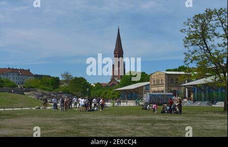 Goerlitzer park, Kreuzberg di Berlino, Deutschland Foto Stock