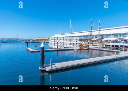 Molo di Elizabeth Street a Hobart, Australia Foto Stock