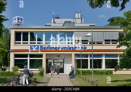 La Berliner Volksbank, Schlossstrasse, Steglitz Berlino, Deutschland Foto Stock