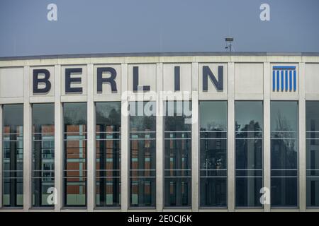 Eingang Sued, Messe, Jaffestrasse, Westend, Charlottenburg di Berlino, Deutschland Foto Stock