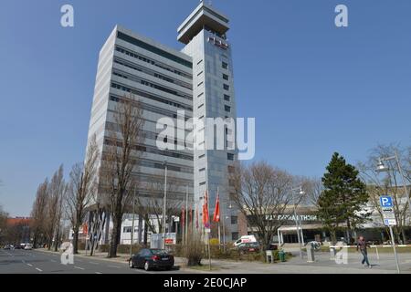 RBB Hochhaus, Masurenallee, Westend, Charlottenburg di Berlino, Deutschland Foto Stock