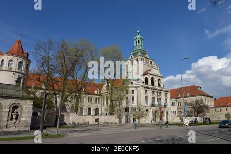 Bayerisches Nationalmuseum, Prinzregentenstrasse, Monaco di Baviera, Deutschland Foto Stock