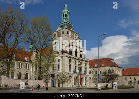 Bayerisches Nationalmuseum, Prinzregentenstrasse, Monaco di Baviera, Deutschland Foto Stock