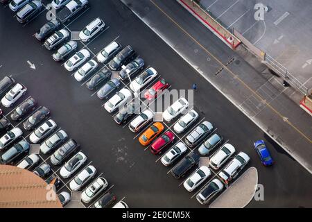 Parcheggio, Las Vegas, Nevada Foto Stock