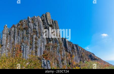 Jusangjeolli Cliff of Mudeungsan Mountain vicino a Gwangju, Repubblica di Corea Foto Stock