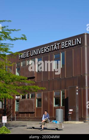 Rostlaube, Freie Universitaet, Habelschwerdter Allee, Dahlem, Steglitz-Zehlendorf, Berlino, Deutschland Foto Stock