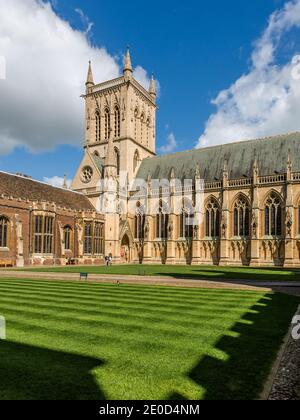 St John's College Chapel, Cambridge, Inghilterra, Regno Unito Foto Stock