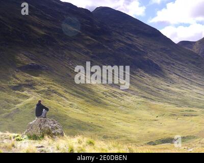 Glencoe, North Argyle Sctland, Regno Unito Foto Stock