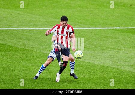 Unai Vencedor dell'Athletic Club durante il campionato spagnolo la Liga Football Match tra Athletic Club e Real Sociedad il 31 dicembre 2020 allo stadio San Mames di Bilbao - Foto Inigo Larreina/Spagna DPPI/DPPI/LM Credit: Paola Benini/Alamy Live News Foto Stock