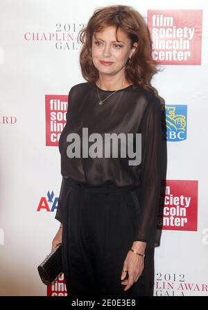 Susan Sarandon partecipa al Film Society Lincoln Center 2012 Annual Chaplin Award Gala in onore dell'attrice francese Catherine Deneuve, ad Alice Tully Hall a New York City, NY, USA il 2 aprile 2012. Foto di Charles Guerin/ABACAPRESS.COM Foto Stock