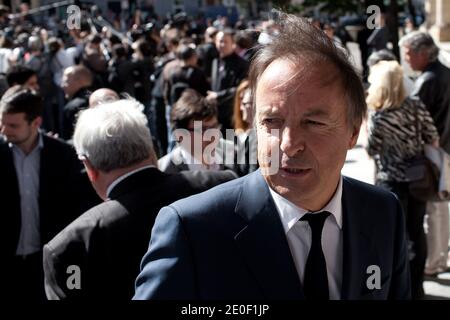 Il Presidente del Senato Jean-Pierre Bel arriva al Consiglio Nazionale del Partito Socialista Francese (PS), il 14 maggio 2012, presso il 'Maison de la Mutualite', a Parigi, in Francia. Foto di Stephane Lemouton/ABACAPRESS.COM. Foto Stock