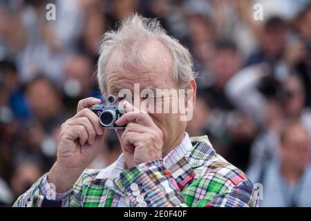 Bill Murray partecipa alla fotocellula 'Moonrise Kingdom' durante il sessantacinquesimo Festival di Cannes, in Francia, il 16 maggio 2012. Foto di Frederic Nebinger/ABACAPRESS.COM Foto Stock