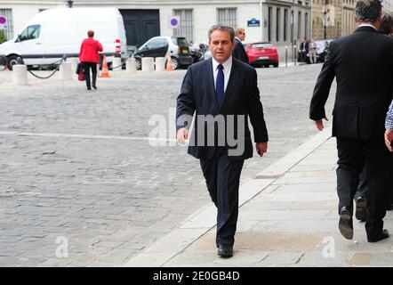 Xavier Bertrand, il neoeletto deputato francese UMP, è stato ritratto presso l'assemblea nazionale francese a Parigi, in Francia, il 19 giugno 2012. Foto di Mousse/ABACAPRESS.COM Foto Stock