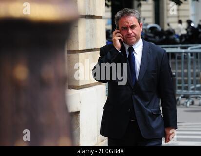 Xavier Bertrand, il neoeletto deputato francese UMP, è stato ritratto presso l'assemblea nazionale francese a Parigi, in Francia, il 19 giugno 2012. Foto di Mousse/ABACAPRESS.COM Foto Stock