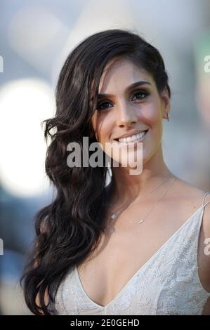 Sandra Echeverria arriva alla prima mondiale delle Universal Pictures' 'Salages' che si tiene al Mann Village Theatre di Los Angeles, CA, USA il 25 giugno 2012. Foto di Lionel Hahn/ABACAPRESS.COM Foto Stock