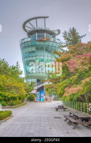 INCHEON, COREA, 24 OTTOBRE 2019: Torre di osservazione sull'isola di Wolmido a Incheon, repubblica di Corea Foto Stock