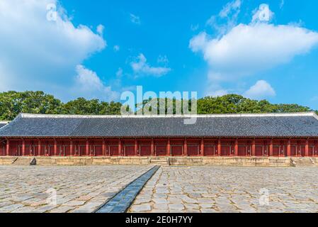 Santuario di Jongmyo a Seoul, Repubblica di Corea Foto Stock