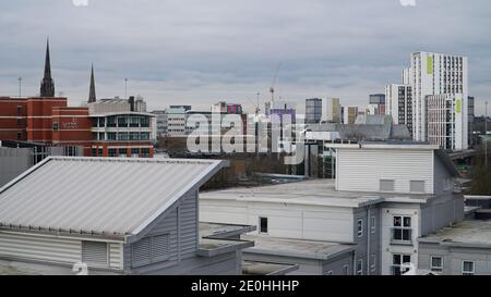 Coventry City Centre Skyline, Coventry UK Foto Stock