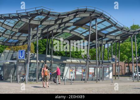 U-Bahnstation, Heiligengeistfeld, St. Pauli, Amburgo, Deutschland Foto Stock