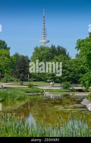 Wallgraben, Planten und Blomen, Amburgo, Deutschland Foto Stock