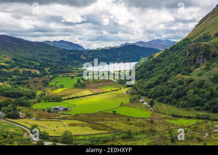 Llanberis, Snowdonia, Gwynedd, Galles del Nord Foto Stock