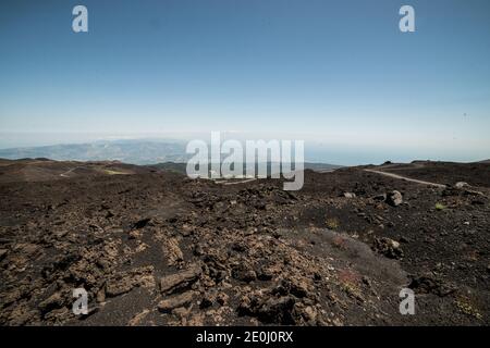 Etna, Sicilia, Italia Foto Stock