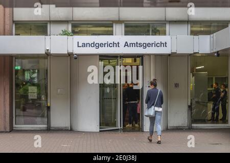 Justizzentrum, Luxemburger Strasse, Koeln, Nordrhein-Westfalen, Deutschland Foto Stock