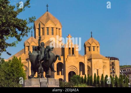 San Gregorio l Illuminatore, Cattedrale di Yerevan, Armenia Foto Stock