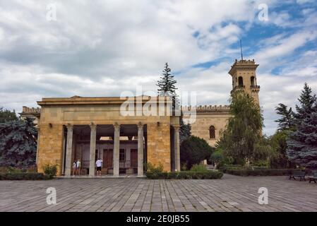 Casa di nascita di Stalin e Joseph Stalin Museum, Gori, Georgia Foto Stock