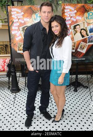 Channing Tatum e Jenna Dewan Tatum partecipano all'evento '10 anni' Brunch Reunion presso l'Hotel Chantelle di New York City, NY, USA il 16 settembre 2012. Foto di Brad Barket/ABACAPRESS.COM Foto Stock