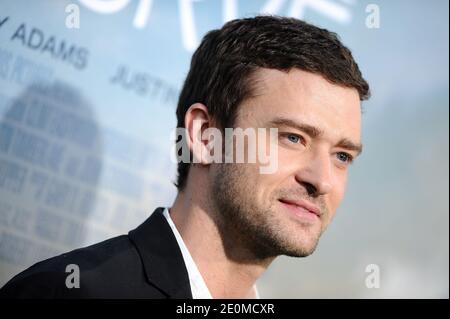 Justin Timberlake arriva alla prima "Trouble with the Curve" di Warner Bros. Pictures che si tiene il 19 settembre 2012 al Regency Village Theatre di Los Angeles, California, USA. Foto di Lionel Hahn/ABACAPRESS.COM Foto Stock