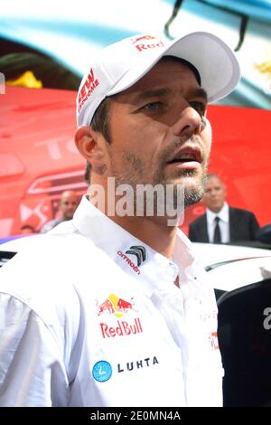 Otto volte campione del mondo Rally, Sebastien Loeb in Francia durante la prima giornata stampa del Mondial de l'Automobile Paris Motor Show 2012 a Parigi, Francia, il 27 settembre 2012. Foto di Henri Szwarc/ABACAPRESS.COM Foto Stock