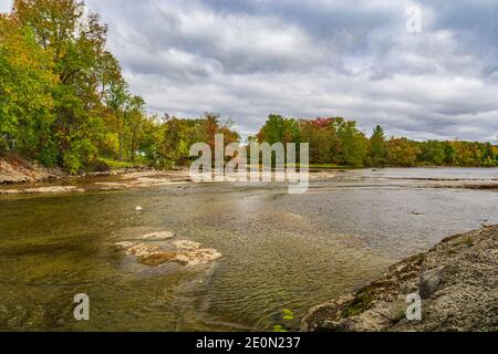 Area di conservazione del ponte di Crowe Northumberland County Ontario Canada Foto Stock