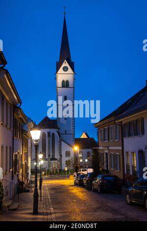 San Nicola a Markdorf, Germania Foto Stock