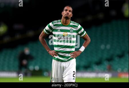 File photo datato 26-08-2020 di Christopher Jullien di Celtic. Foto Stock