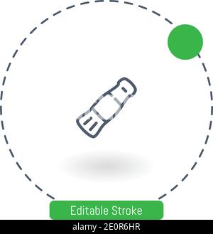 icona del vettore cola candy icone del contorno del tratto modificabili per il web e mobile Illustrazione Vettoriale