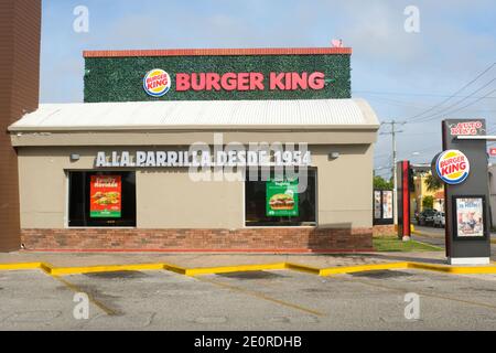 Burger King, Merida Messico Foto Stock