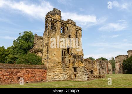 Ashby de la Zouch Castle, Ashby-de-la-Zouch, Leicestershire, Inghilterra. Foto Stock