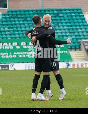 Scottish Premiership - Hibernian / Livingston Easter Road Stadium, Edimburgo, Midlothian, Regno Unito. 24 Nov 2020. Gli Hibs ospitano Livingston nella Premier League scozzese a Easter Road, Edimburgo. PIC Shows: Credit: Ian Jacobs/Alamy Live News Foto Stock